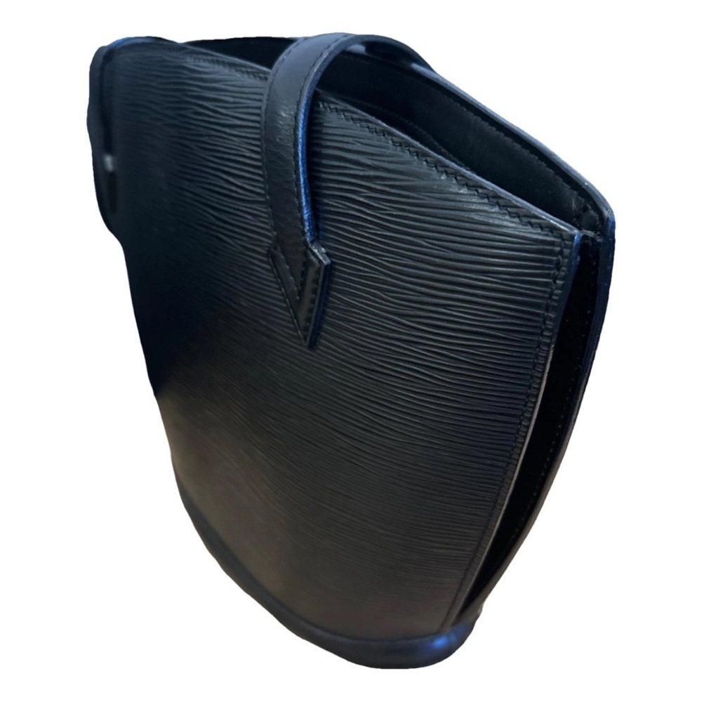 Elegant Black Textured Men's Bag